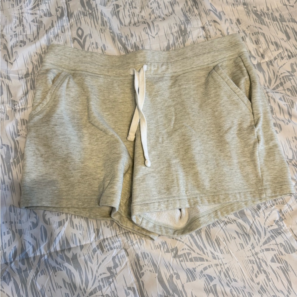 32 Degrees Light Gray Women's Drawstring Athletic Shorts